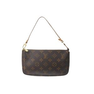 LOUIS VUITTON Monogram Accessory Pouch Pochette Accessoires Brown